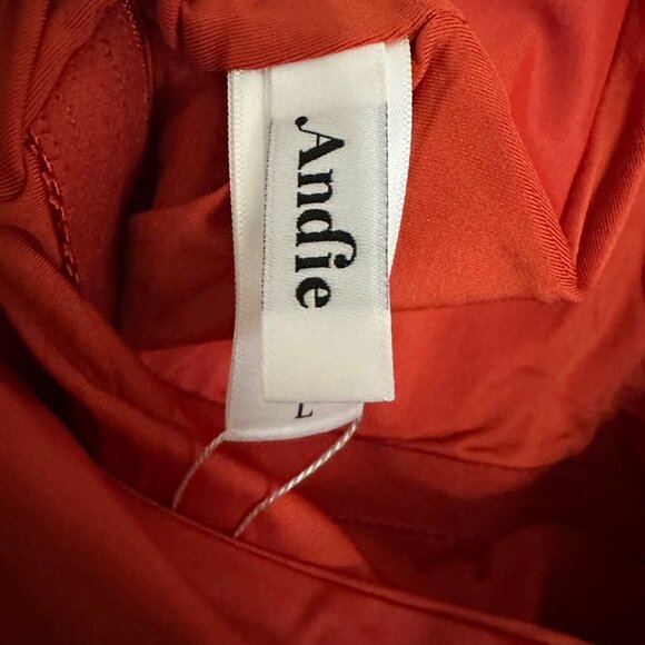 Andie The Luzon One Piece Swimsuit Chili Pepper Red Women's Size Large - Picture 6 of 9